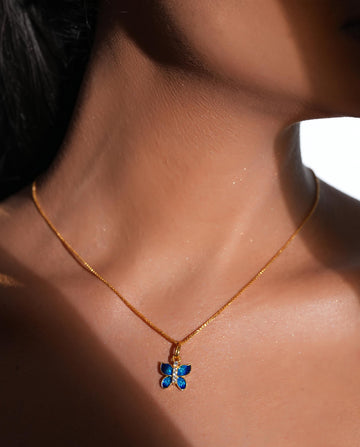 Majestic Butterfly Pendant Set