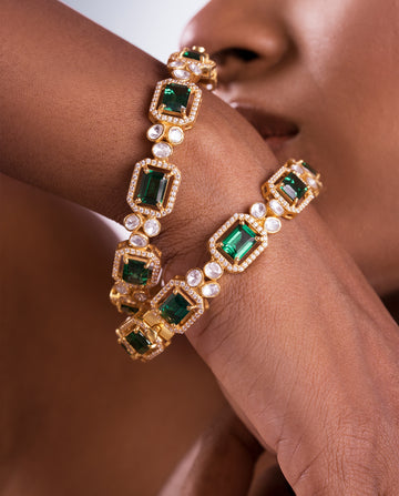 Nur Jahan Halo Polki Bangle