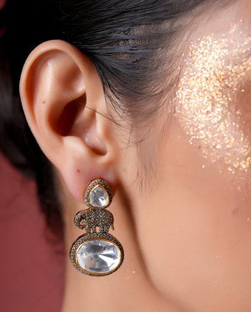 Rajkumari Elephant Earrings