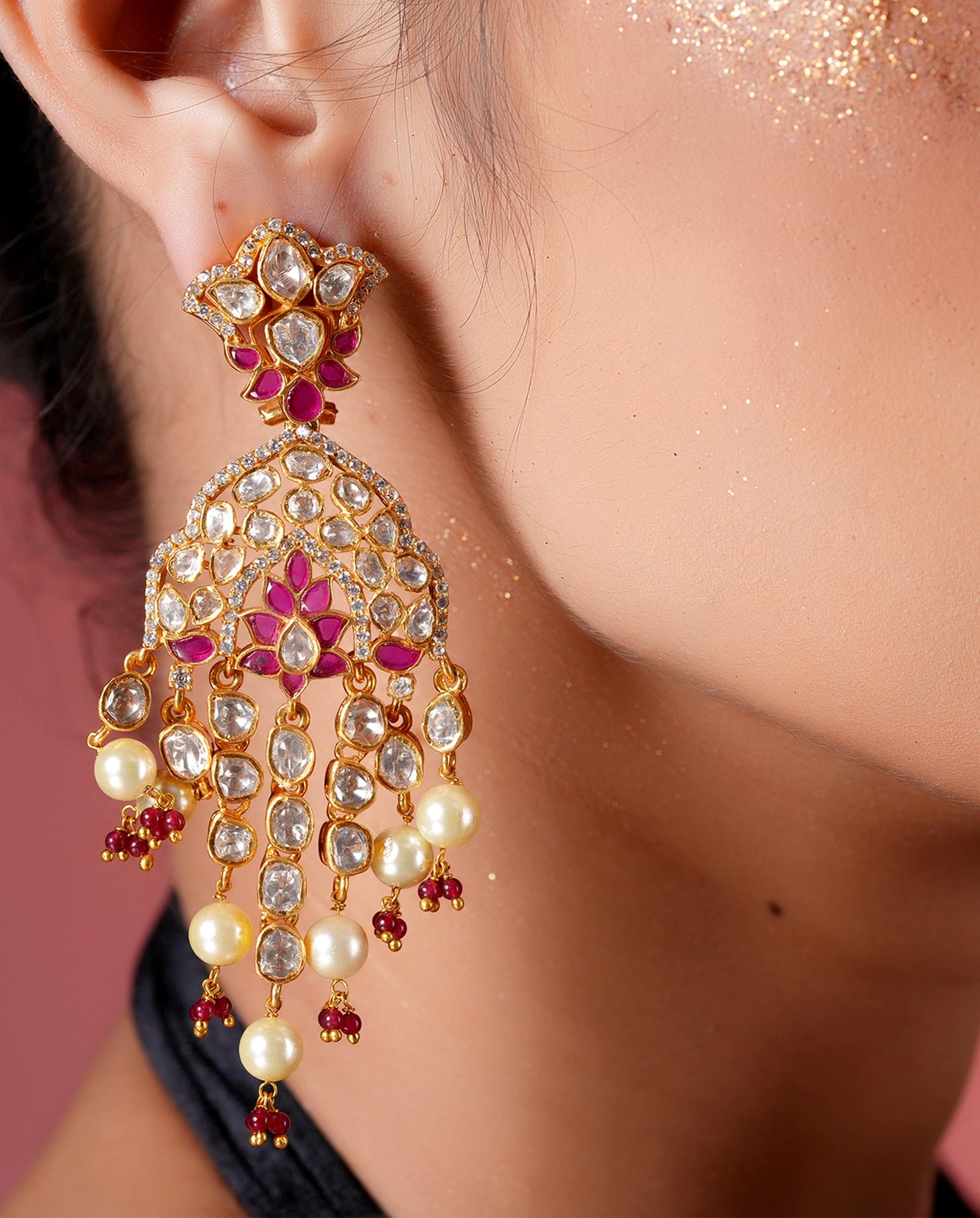 Aaina Chandelier Earrings