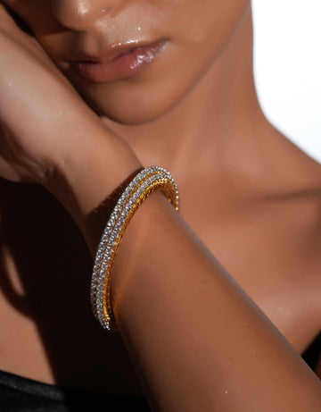 Diamond Mirage Bangles