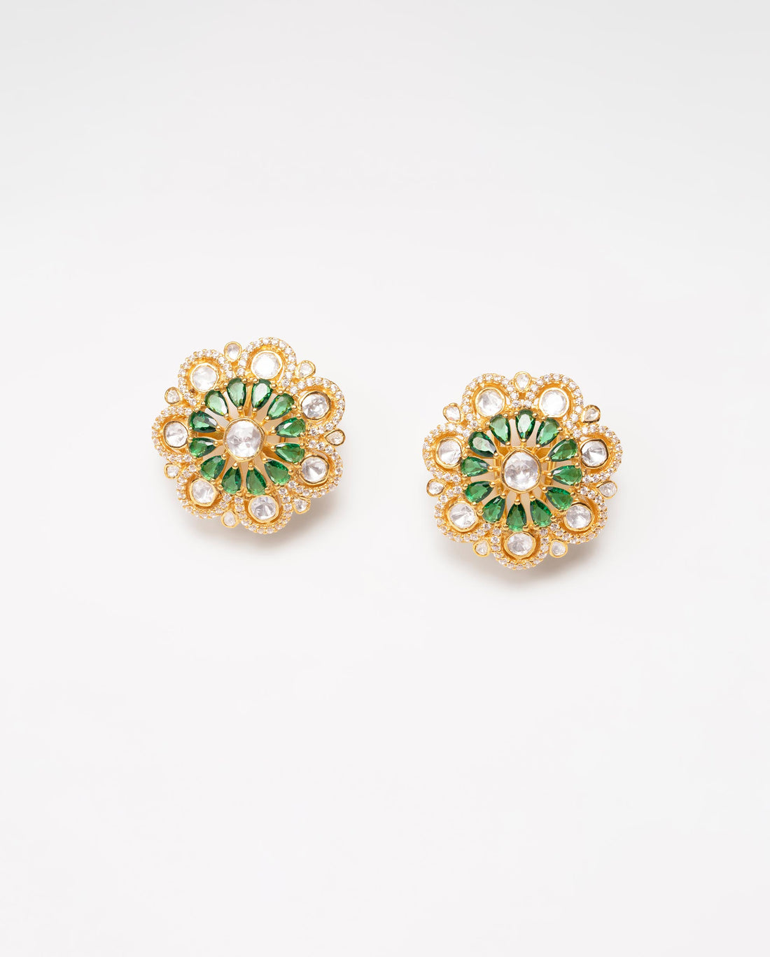 Emerald Bouquet Earrings