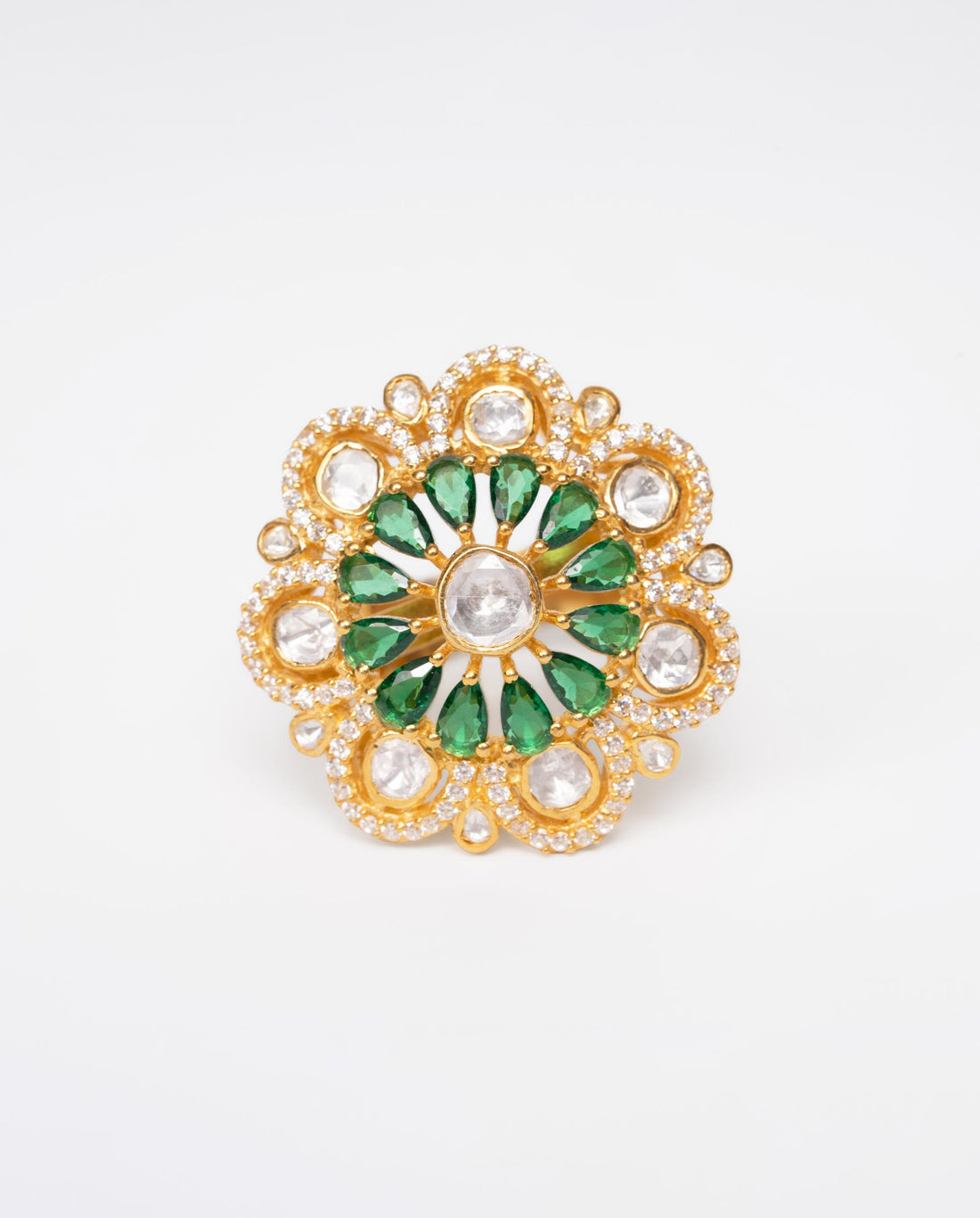 Emerald Bouquet Ring