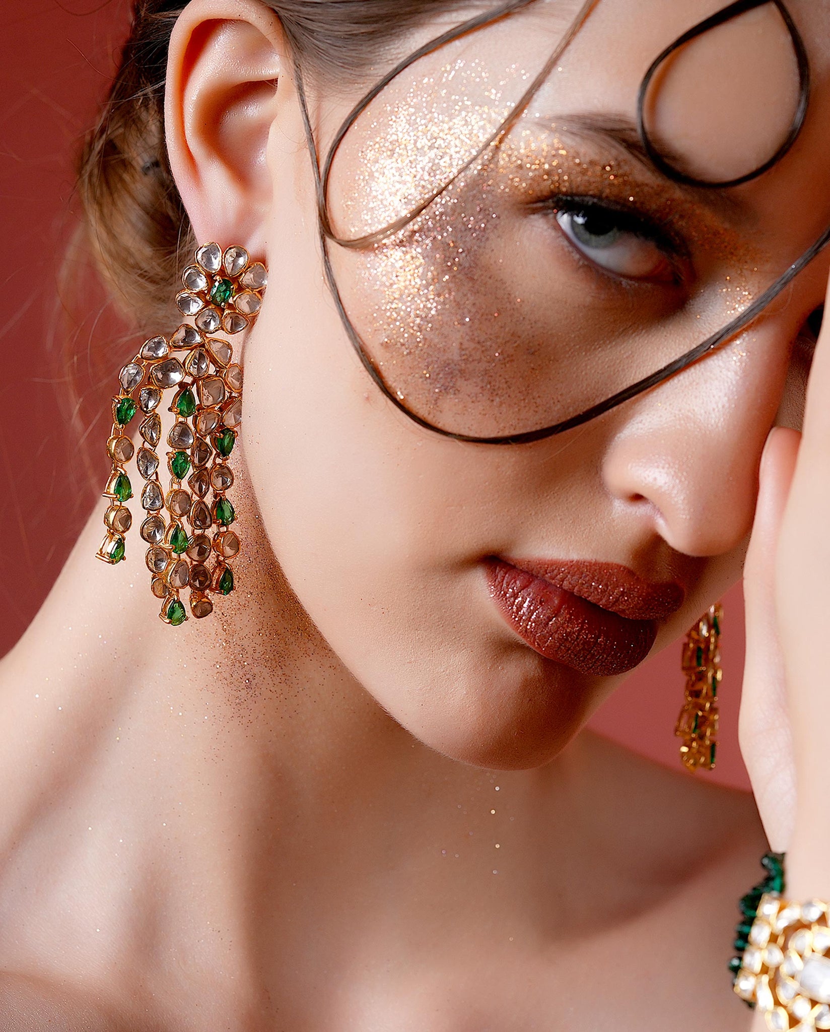 Emerald Chandani Earrings