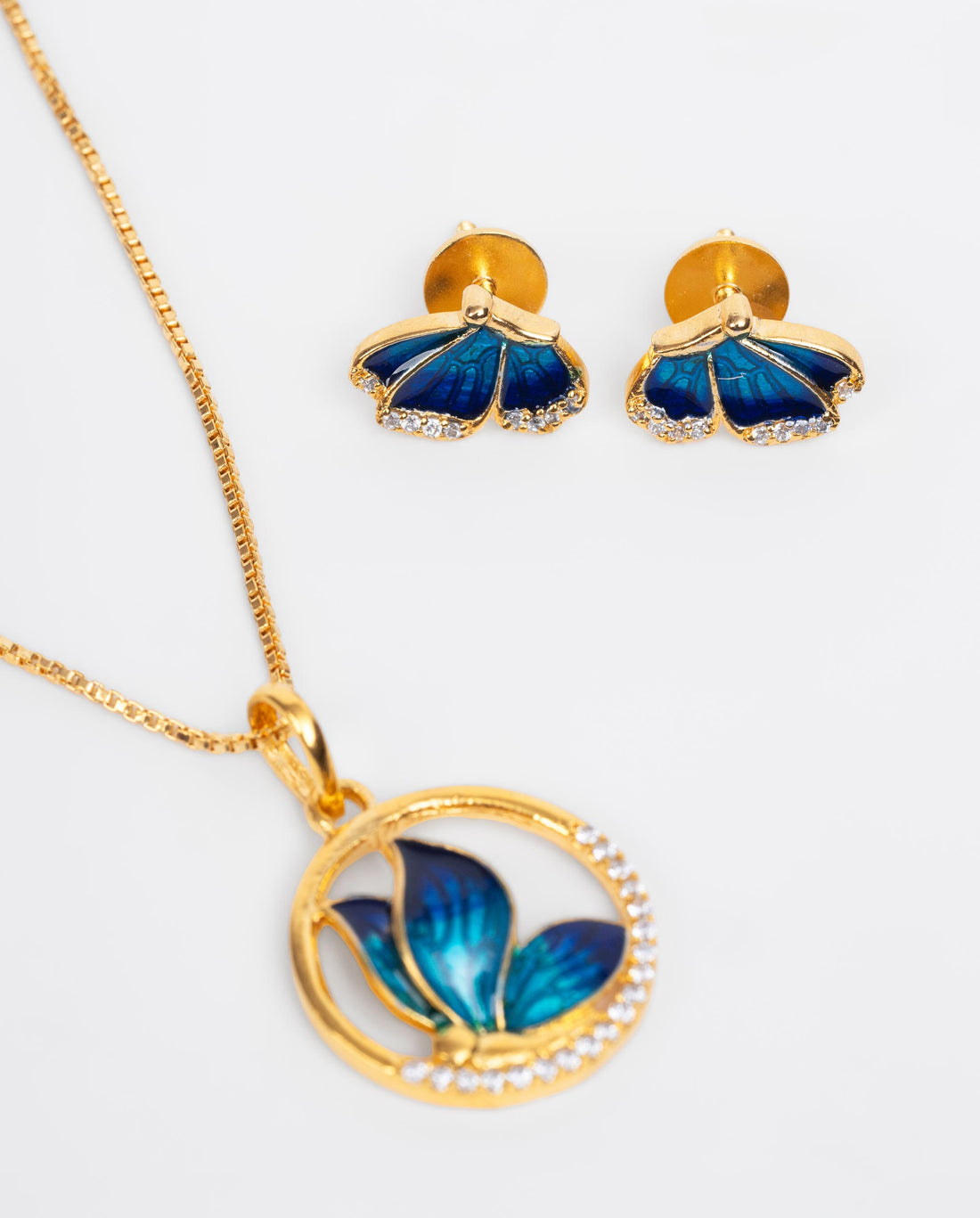 Enchanted Butterfly Pendant Set