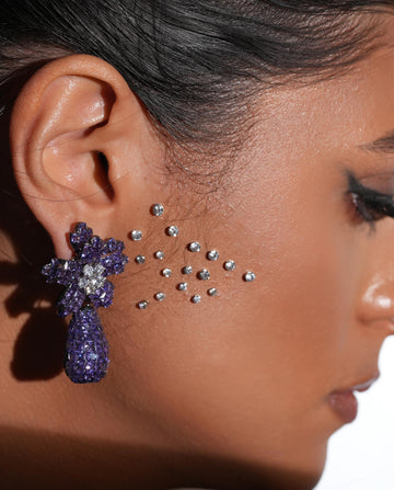 Midnight Blossom Earrings