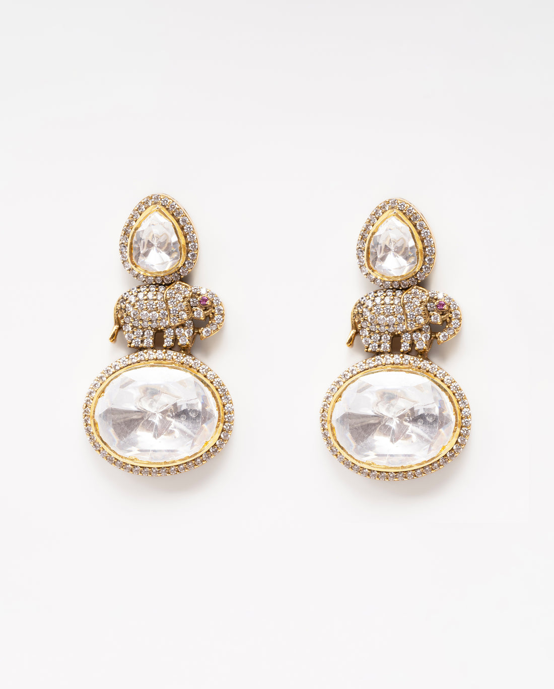 Rajkumari Elephant Earrings