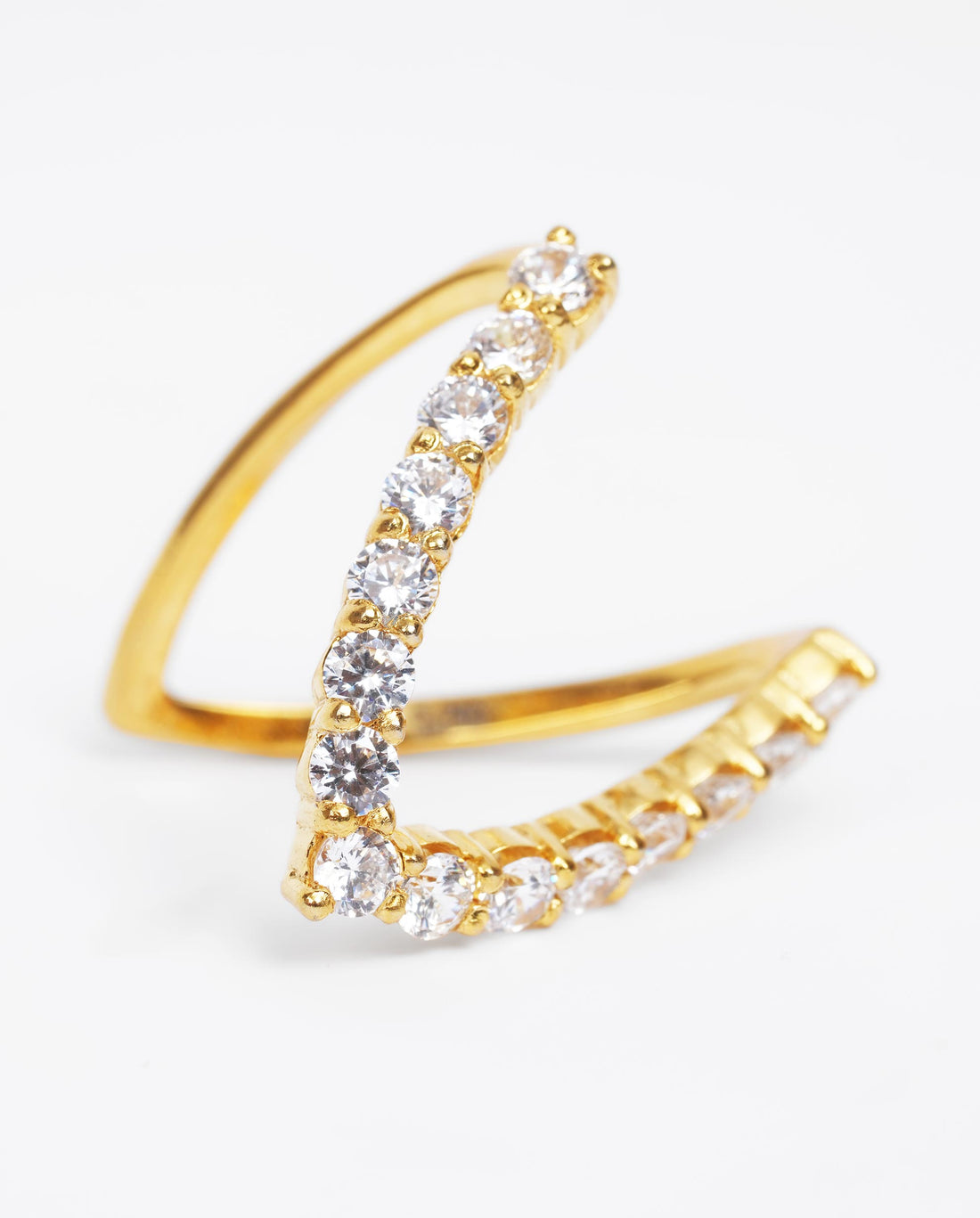 Refined Sparkle Ring